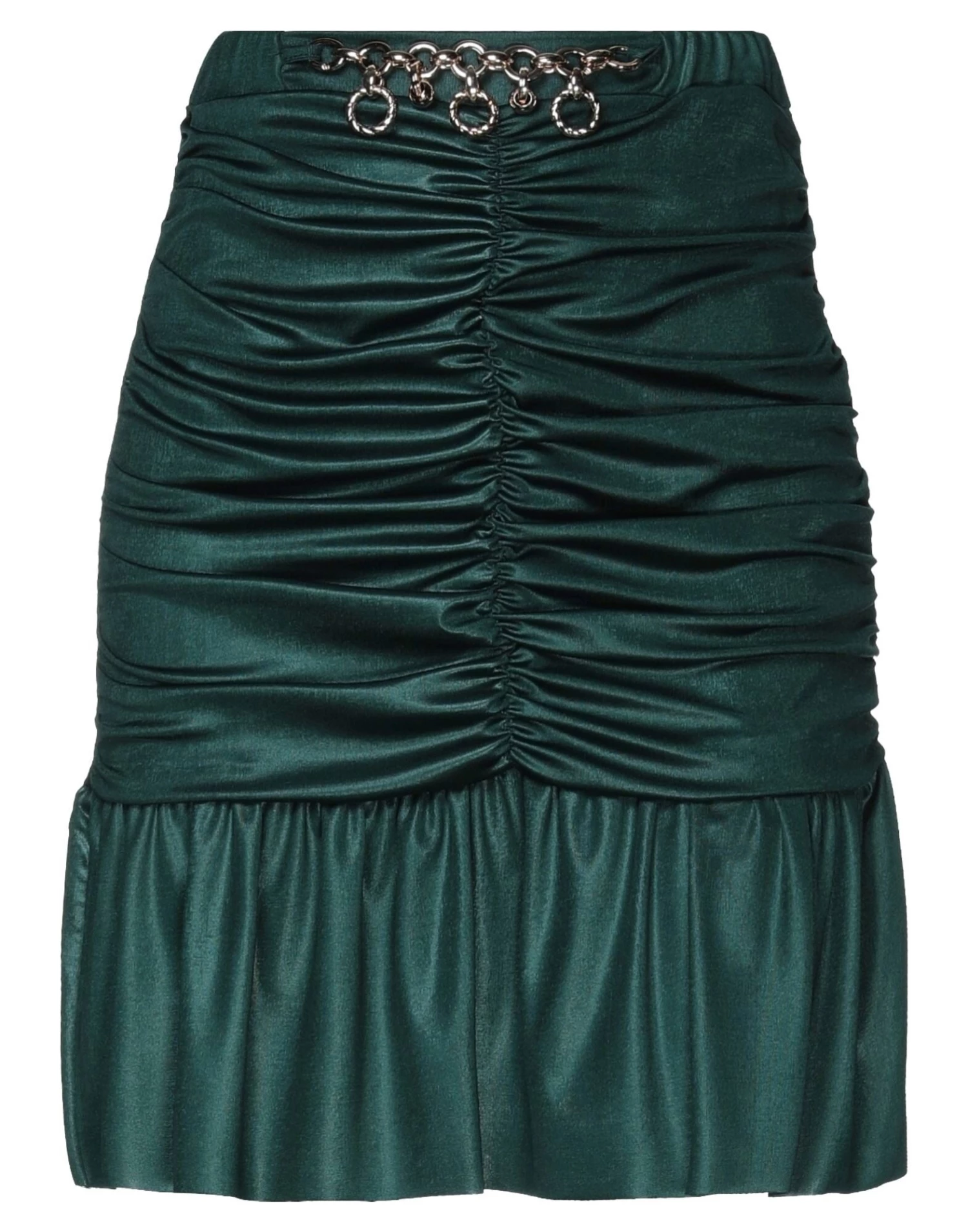 VANESSA SCOTT Mini Skirt For Women Dark Green 6 VANESSA SCOTT Mini Skirt For Women Dark Green - Image 6