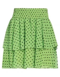 VANESSA SCOTT Mini Skirt For Women Acid Green -VANESSA SCOTT Sales Shop unnamed file 1865