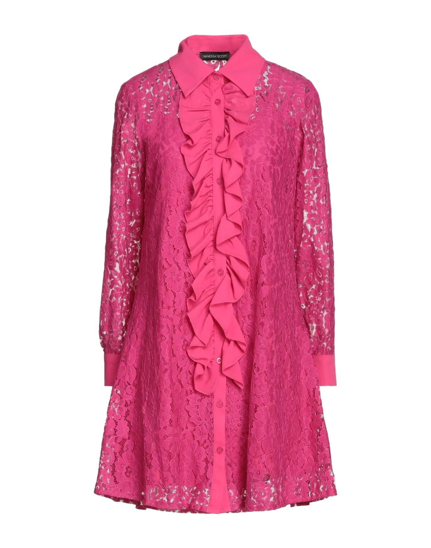 VANESSA SCOTT Short Dress For Women Fuchsia 5 VANESSA SCOTT Short Dress For Women Fuchsia - Image 5