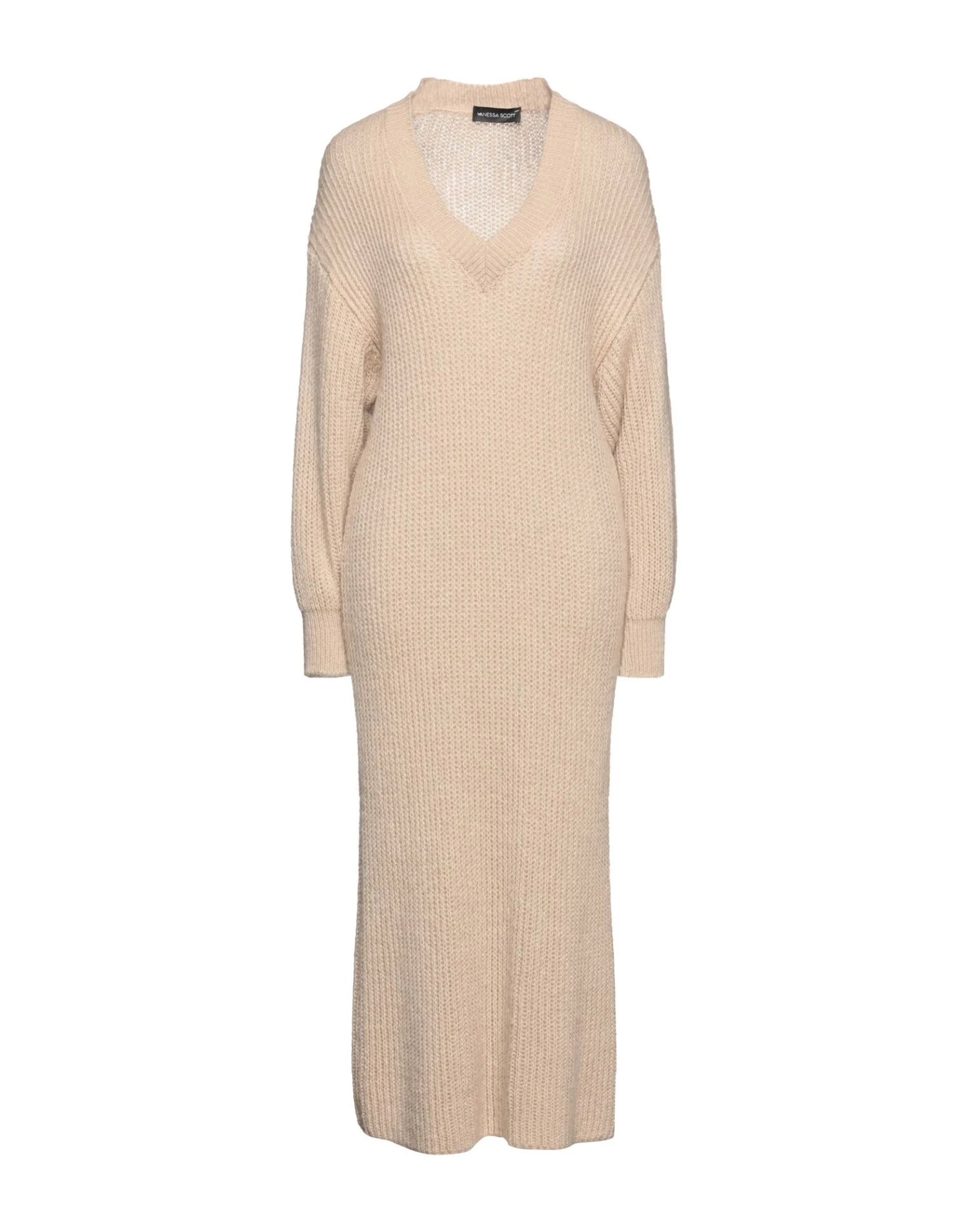 VANESSA SCOTT Midi Dress For Women Camel 6 VANESSA SCOTT Midi Dress For Women Camel - Image 6