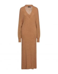VANESSA SCOTT Midi Dress For Women Camel 17 VANESSA SCOTT Midi Dress For Women Camel -VANESSA SCOTT Sales Shop unnamed file 1931