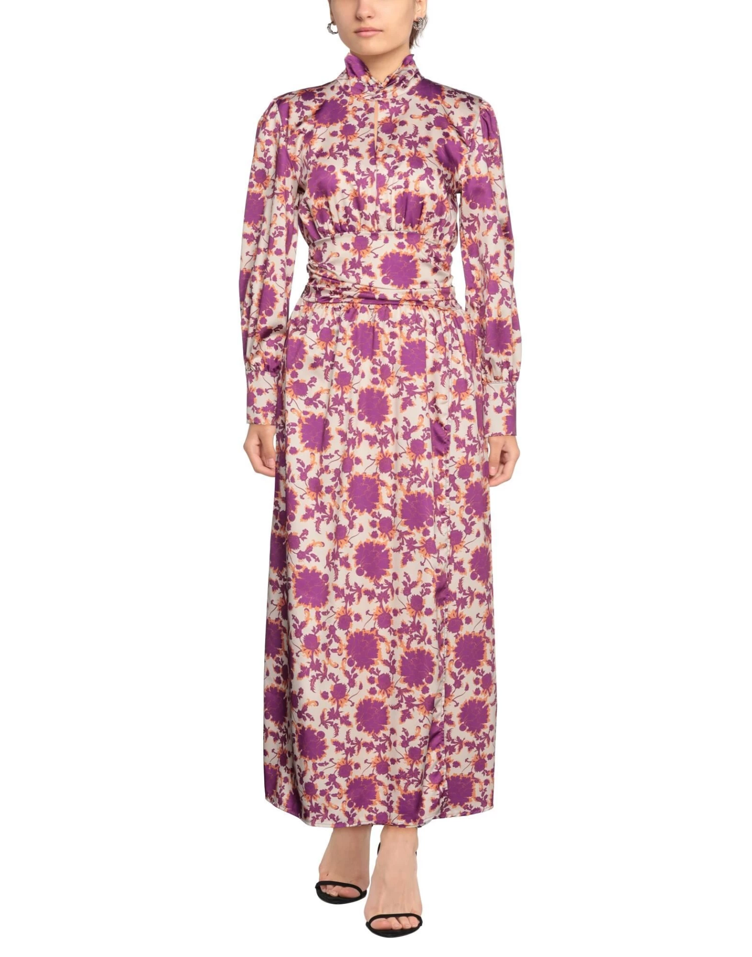 VANESSA SCOTT Long Dress For Women Purple 2 VANESSA SCOTT Long Dress For Women Purple - Image 2