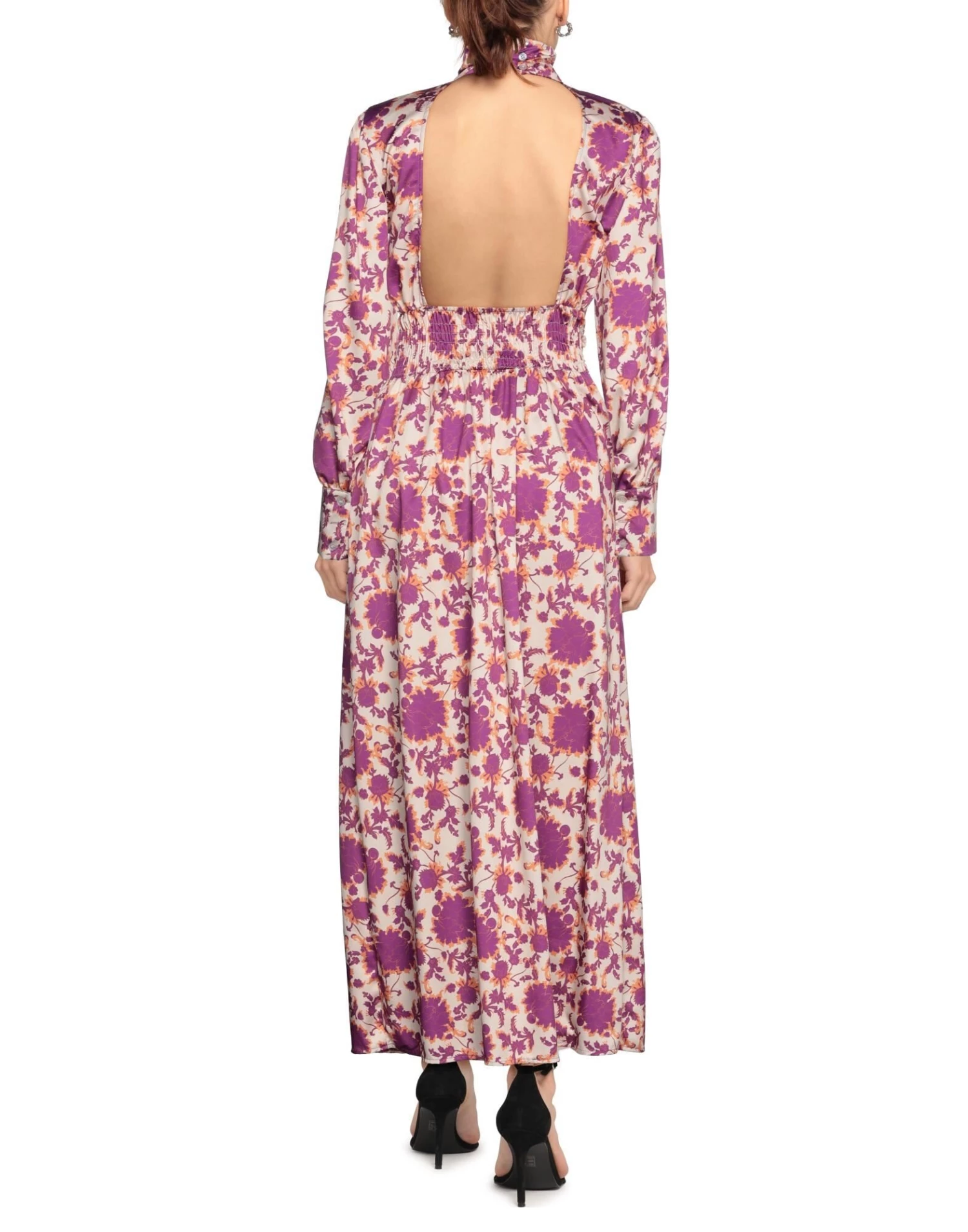 VANESSA SCOTT Long Dress For Women Purple 3 VANESSA SCOTT Long Dress For Women Purple - Image 3