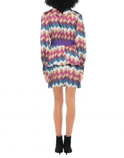 VANESSA SCOTT Short Dress For Women Purple -VANESSA SCOTT Sales Shop unnamed file 2252