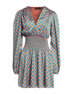 VANESSA SCOTT Short Dress For Women Orange -VANESSA SCOTT Sales Shop unnamed file 2273