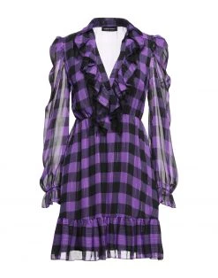 VANESSA SCOTT Short Dress For Women Purple -VANESSA SCOTT Sales Shop unnamed file 232
