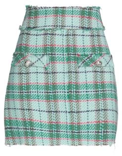 VANESSA SCOTT Mini Skirt For Women Sky Blue