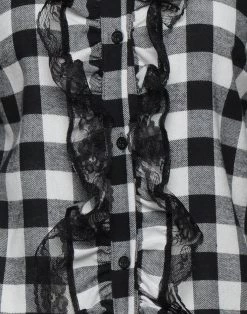 VANESSA SCOTT Checked Shirt For Women White -VANESSA SCOTT Sales Shop unnamed file 2408