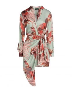 VANESSA SCOTT Short Dress For Women Sage Green