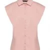 VANESSA SCOTT Solid Color Shirts & Blouses For Women Sky Blue