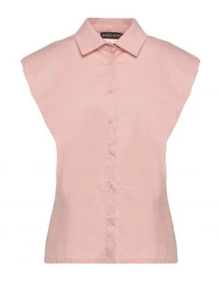 VANESSA SCOTT Solid Color Shirts & Blouses For Women Sky Blue