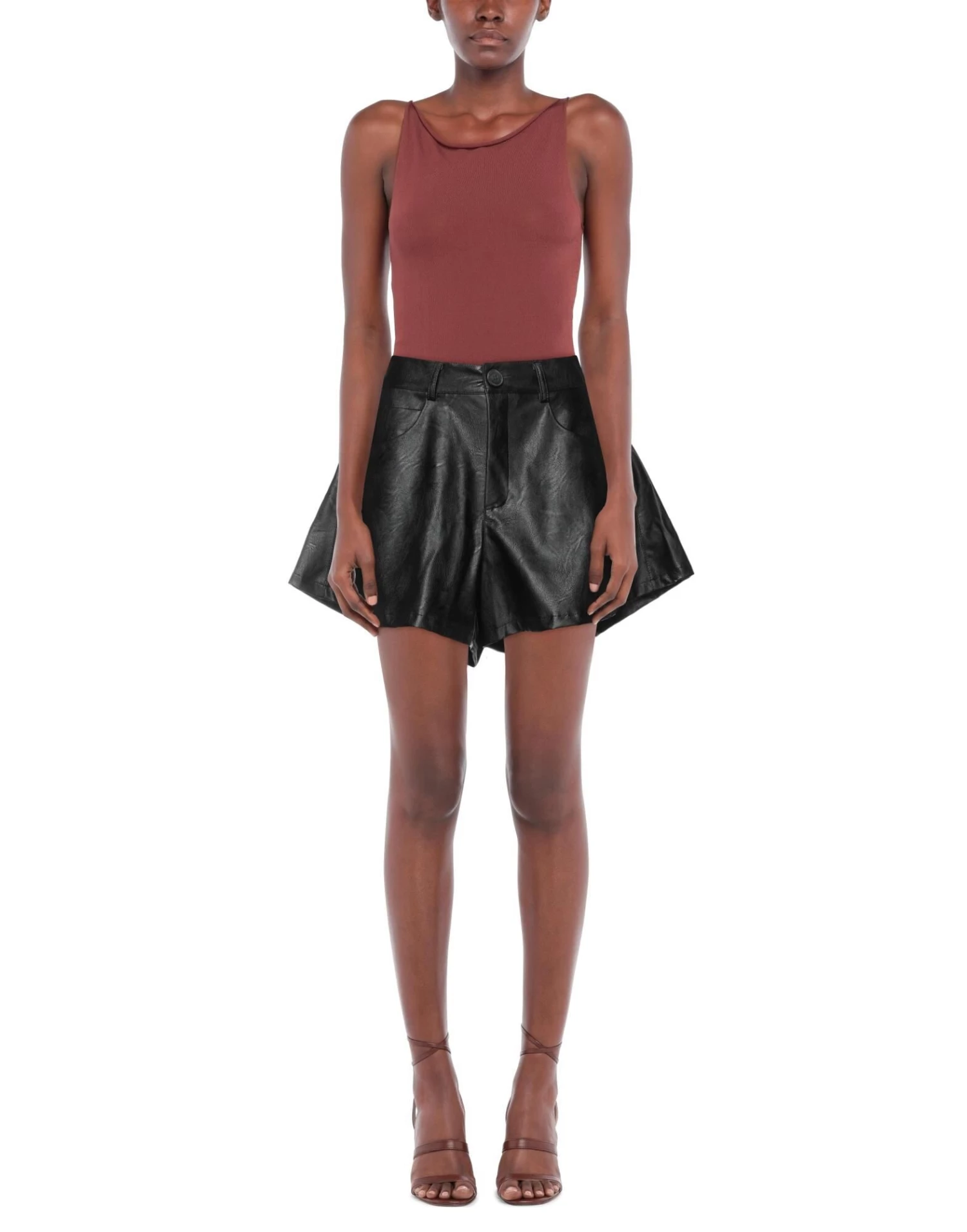 VANESSA SCOTT Shorts & Bermuda For Women Black 2 VANESSA SCOTT Shorts & Bermuda For Women Black - Image 2