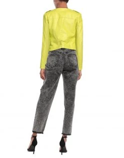 VANESSA SCOTT Biker Jacket For Women Acid Green -VANESSA SCOTT Sales Shop unnamed file 2587