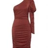 VANESSA SCOTT Short Dress For Women Steel Grey