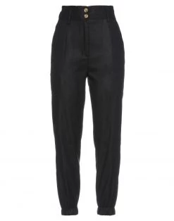 VANESSA SCOTT Casual Pants For Women Black