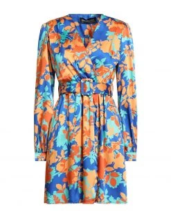 VANESSA SCOTT Short Dress For Women Blue