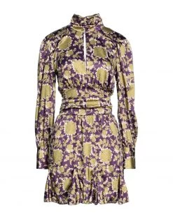 VANESSA SCOTT Short Dress For Women Purple -VANESSA SCOTT Sales Shop unnamed file 2631