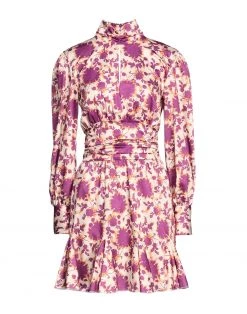 VANESSA SCOTT Short Dress For Women Purple -VANESSA SCOTT Sales Shop unnamed file 2632