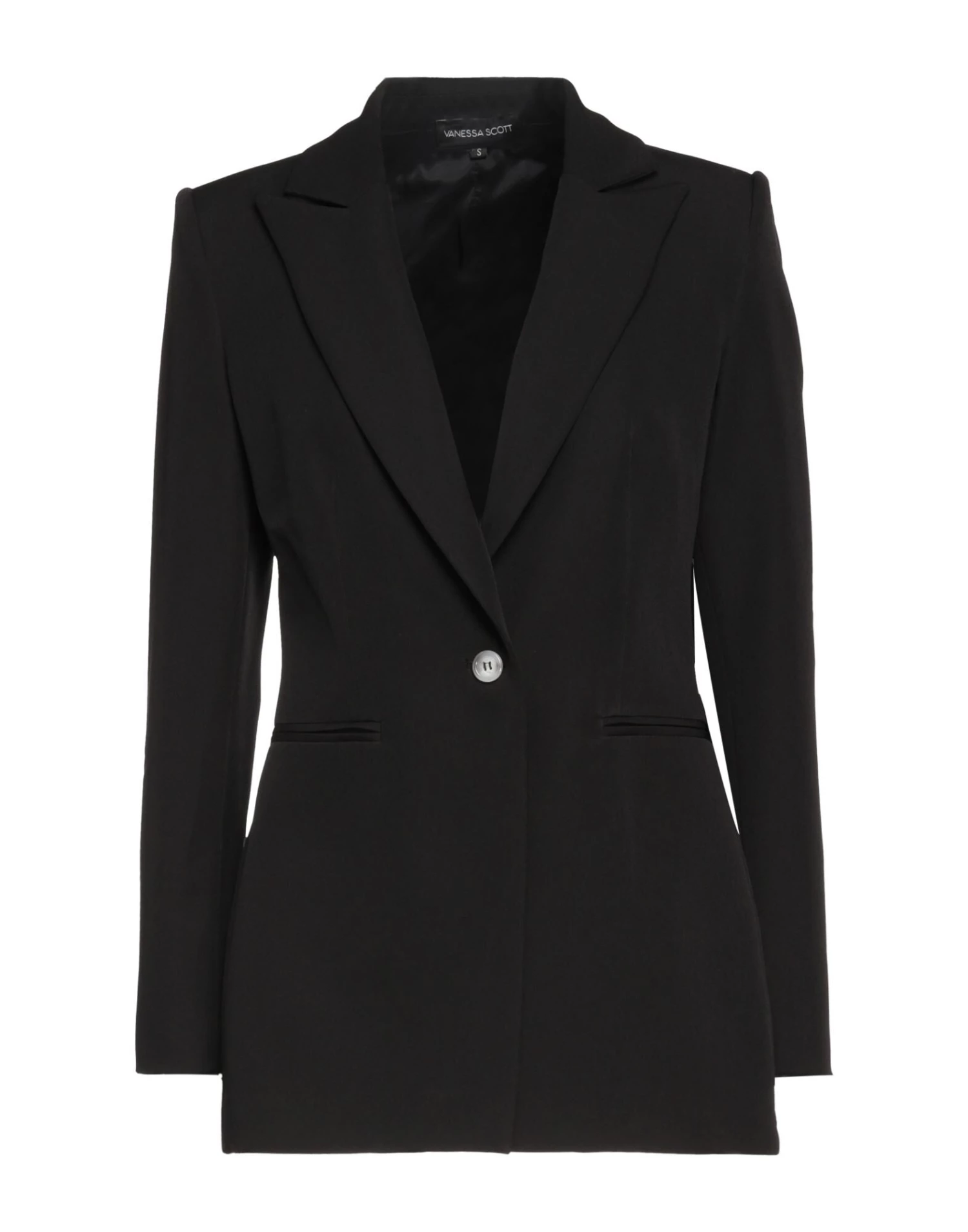 VANESSA SCOTT Blazer For Women Black 1 VANESSA SCOTT Blazer For Women Black