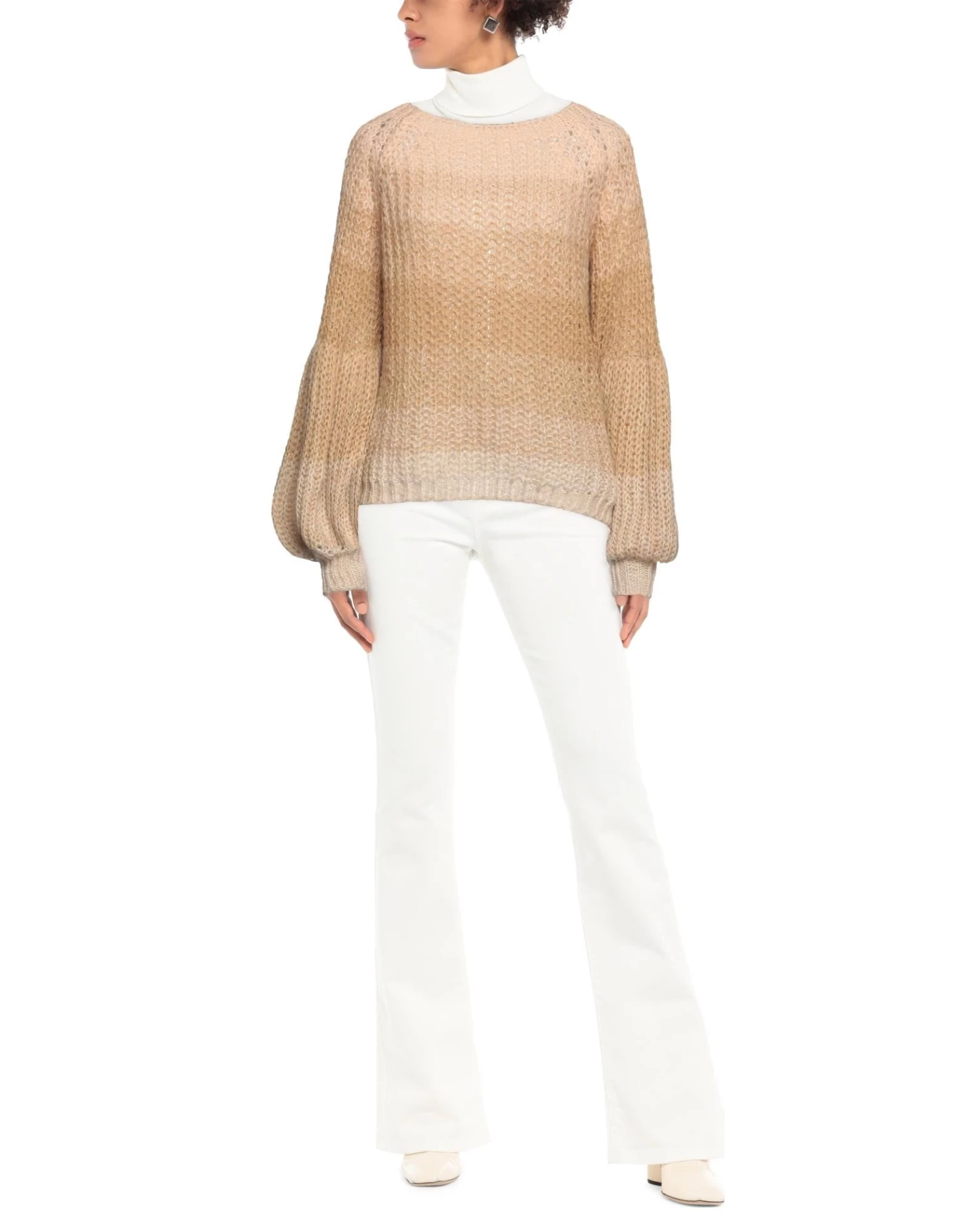 VANESSA SCOTT Sweater For Women Beige 2 VANESSA SCOTT Sweater For Women Beige - Image 2