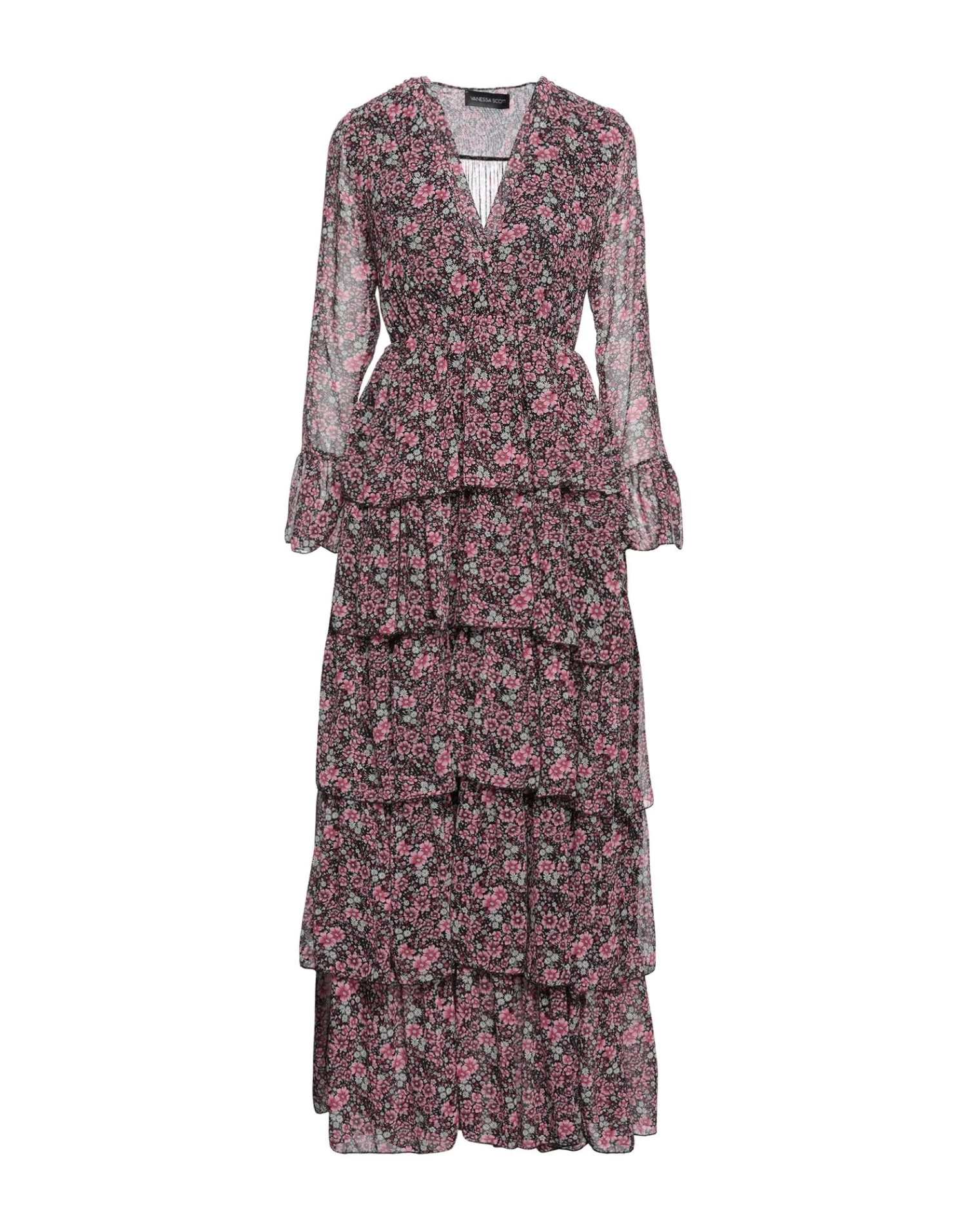 VANESSA SCOTT Long Dress For Women Black 1 VANESSA SCOTT Long Dress For Women Black