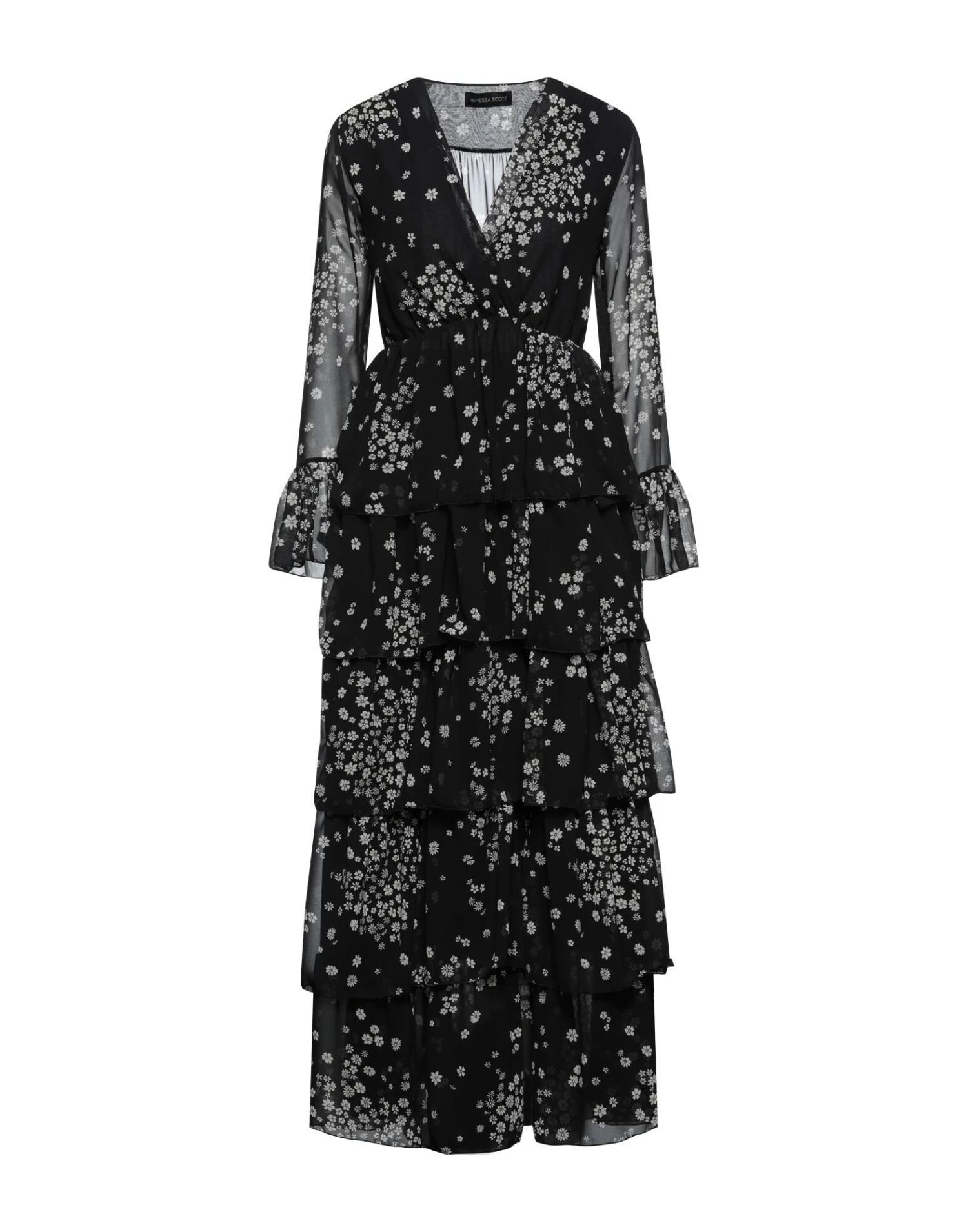 VANESSA SCOTT Long Dress For Women Black 3 VANESSA SCOTT Long Dress For Women Black - Image 3