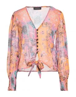 VANESSA SCOTT Floral Shirts & Blouses For Women Orange -VANESSA SCOTT Sales Shop unnamed file 2775