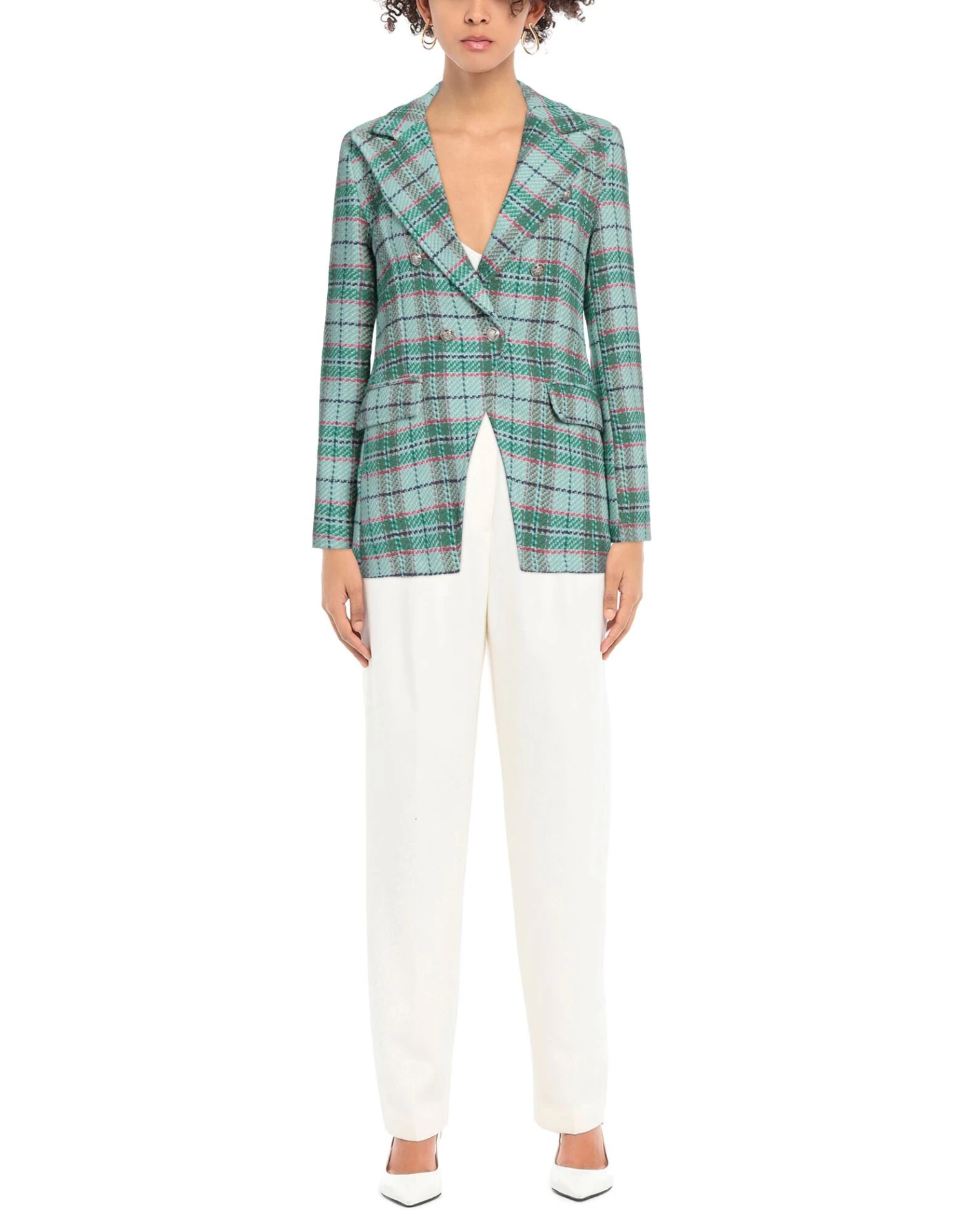 VANESSA SCOTT Blazer For Women Light Green 2 VANESSA SCOTT Blazer For Women Light Green - Image 2