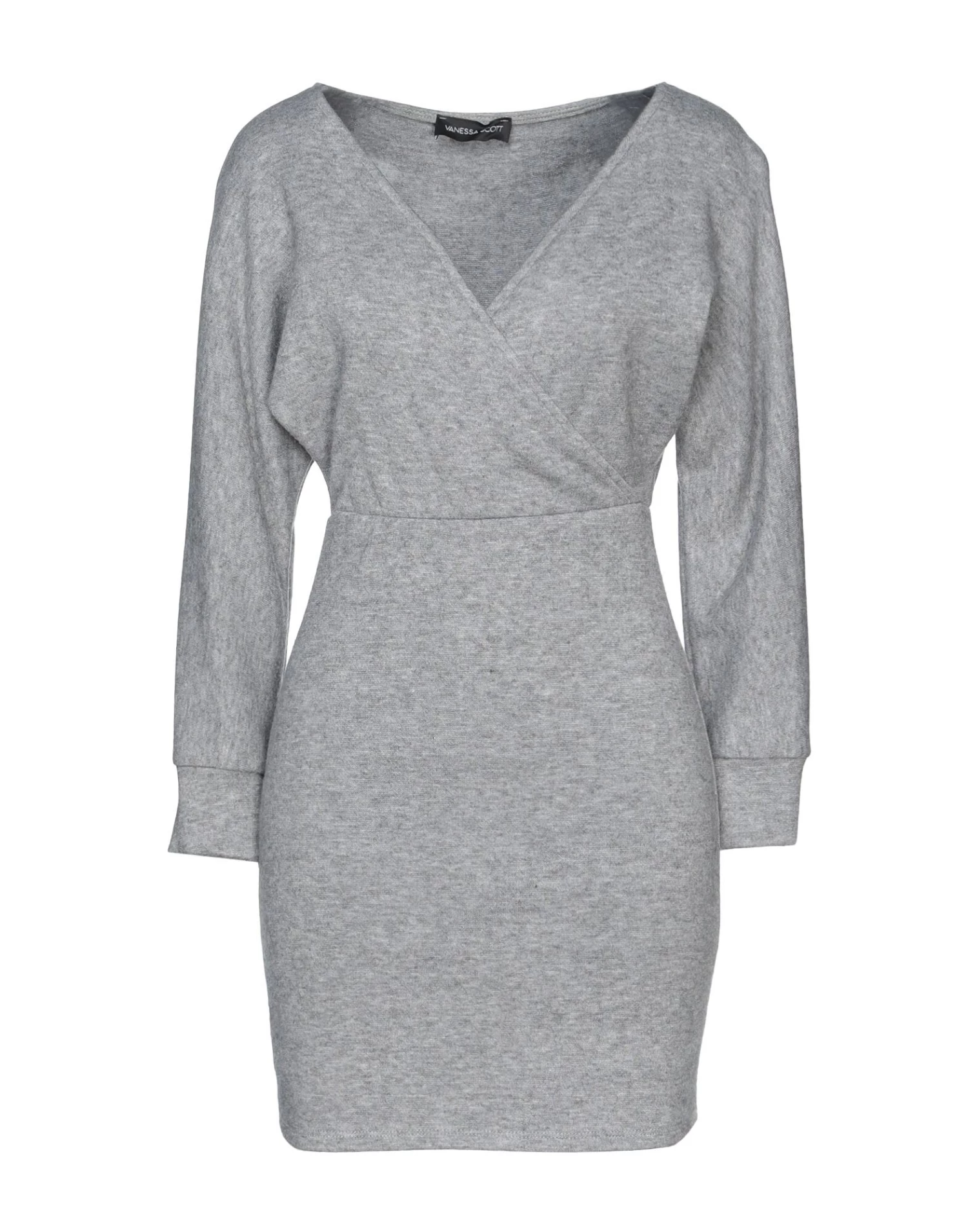 VANESSA SCOTT Short Dress For Women Grey 1 VANESSA SCOTT Short Dress For Women Grey