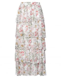 VANESSA SCOTT Maxi Skirts For Women White