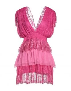 VANESSA SCOTT Short Dress For Women Fuchsia