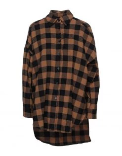 VANESSA SCOTT Checked Shirt For Women Camel -VANESSA SCOTT Sales Shop unnamed file 3021