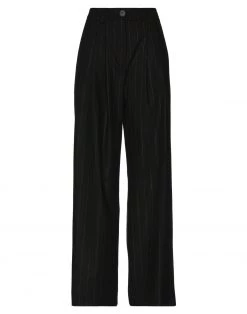 VANESSA SCOTT Casual Pants For Women Black