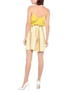 VANESSA SCOTT Shorts & Bermuda For Women Ocher -VANESSA SCOTT Sales Shop unnamed file 310