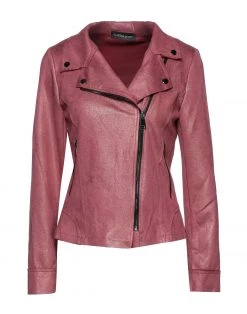 VANESSA SCOTT Biker Jacket For Women Pastel Pink