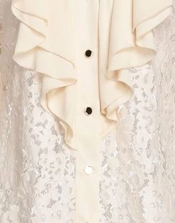 VANESSA SCOTT Lace Shirts & Blouses For Women Ivory -VANESSA SCOTT Sales Shop unnamed file 3191