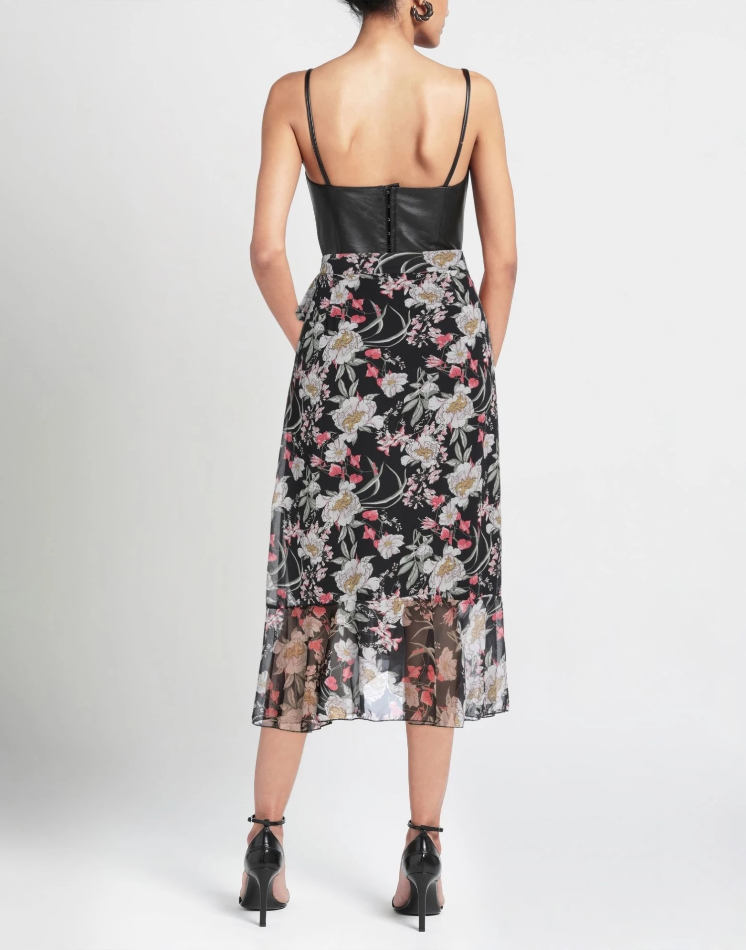 VANESSA SCOTT Midi Skirt For Women Black 3 VANESSA SCOTT Midi Skirt For Women Black - Image 3