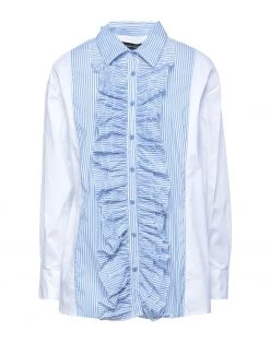 VANESSA SCOTT Striped Shirt For Women Azure