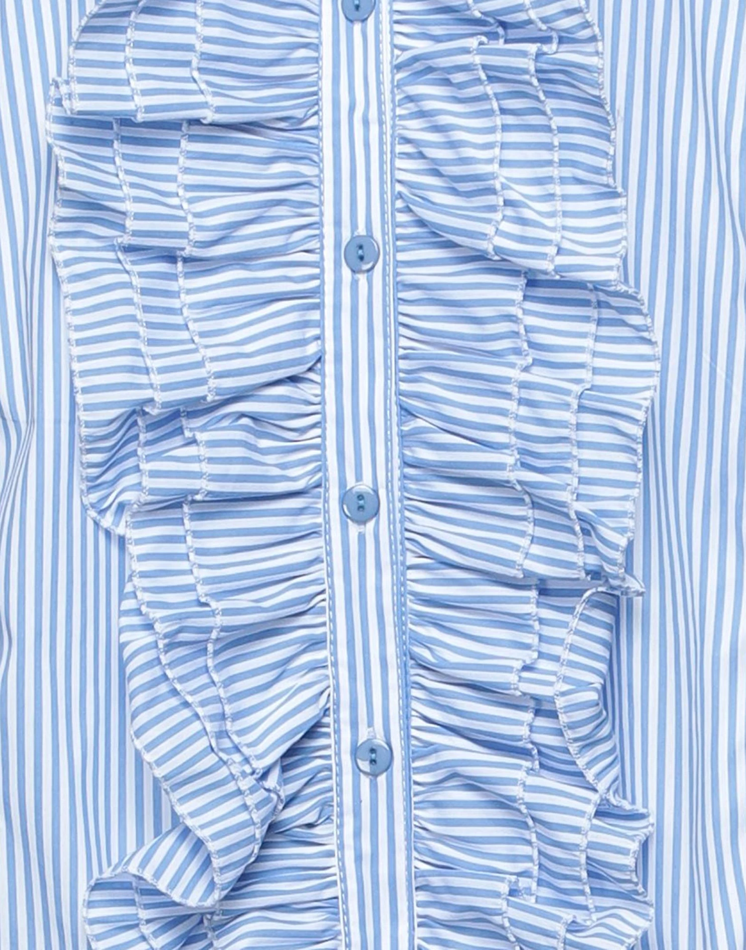 VANESSA SCOTT Striped Shirt For Women Azure 4 VANESSA SCOTT Striped Shirt For Women Azure - Image 4