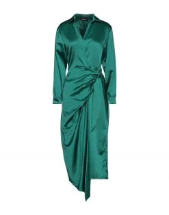 VANESSA SCOTT Midi Dress For Women Emerald Green