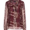 VANESSA SCOTT Blouse For Women Maroon