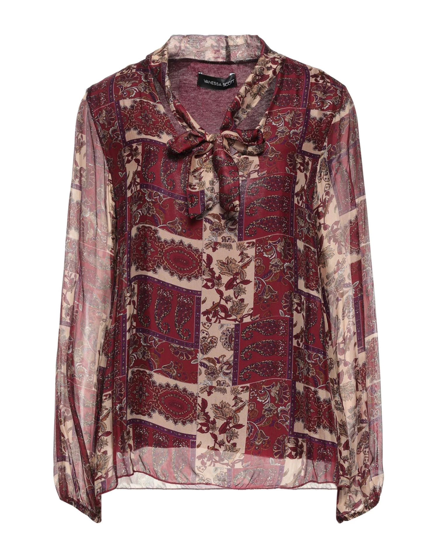 VANESSA SCOTT Blouse For Women Maroon 1 VANESSA SCOTT Blouse For Women Maroon