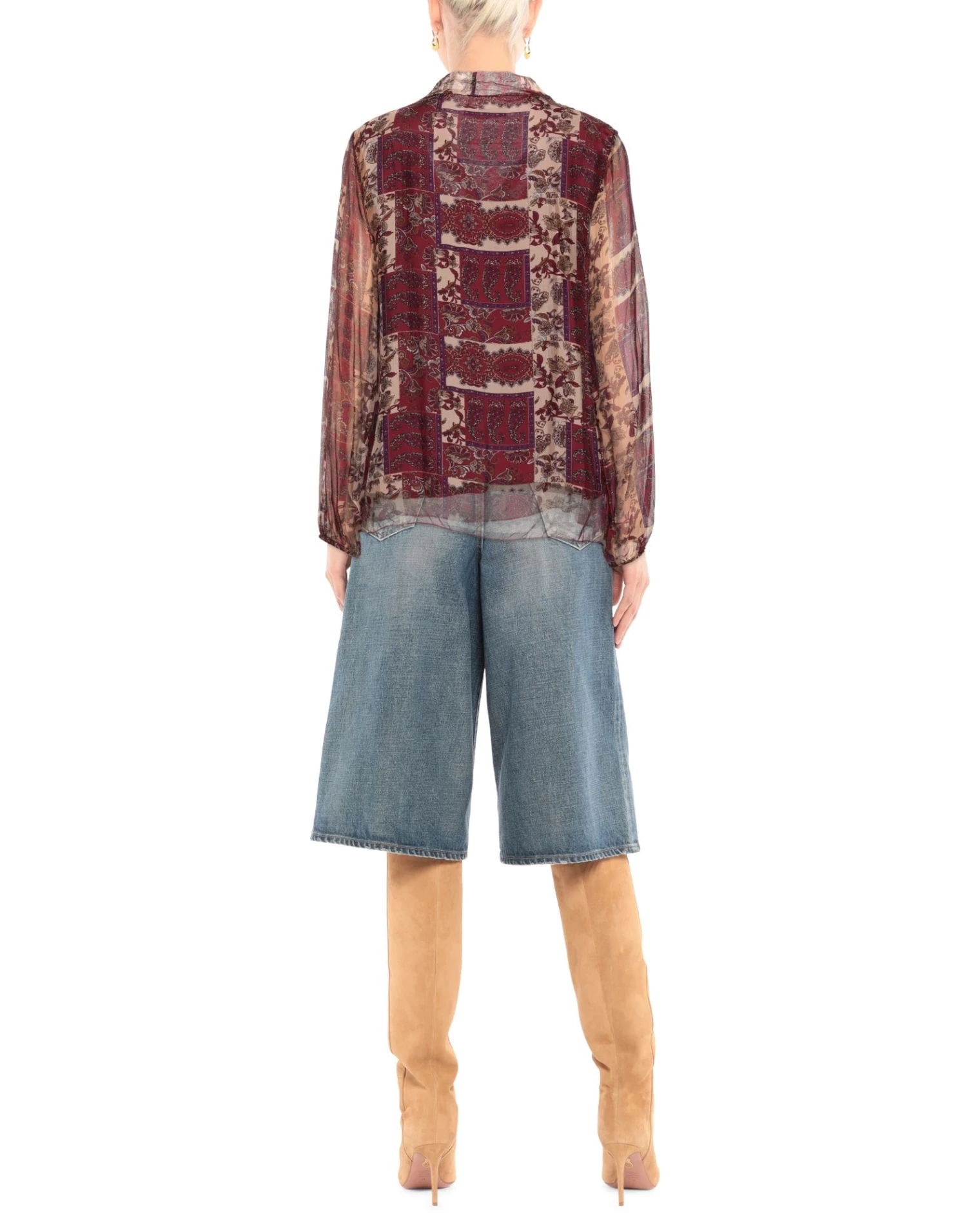 VANESSA SCOTT Blouse For Women Maroon 3 VANESSA SCOTT Blouse For Women Maroon - Image 3