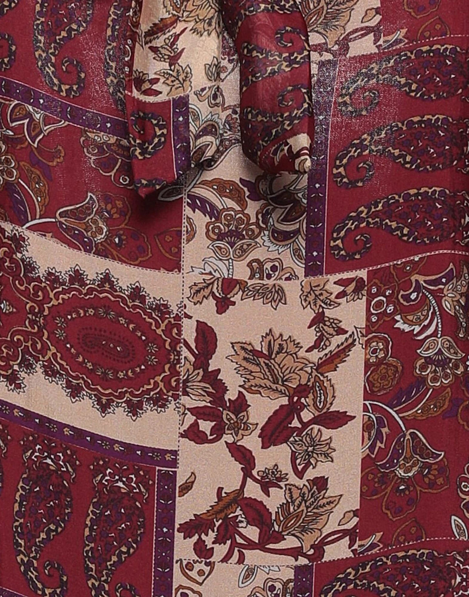 VANESSA SCOTT Blouse For Women Maroon 4 VANESSA SCOTT Blouse For Women Maroon - Image 4