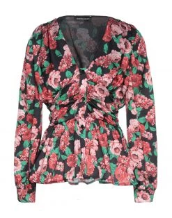 VANESSA SCOTT Floral Shirts & Blouses For Women Red