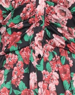 VANESSA SCOTT Floral Shirts & Blouses For Women Red -VANESSA SCOTT Sales Shop unnamed file 3334