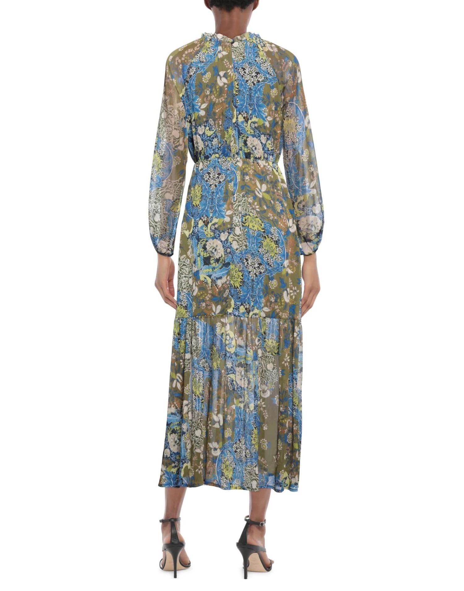 VANESSA SCOTT Long Dress For Women Military Green 3 VANESSA SCOTT Long Dress For Women Military Green - Image 3