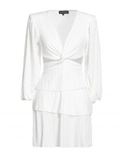 VANESSA SCOTT Short Dress For Women White -VANESSA SCOTT Sales Shop unnamed file 3346