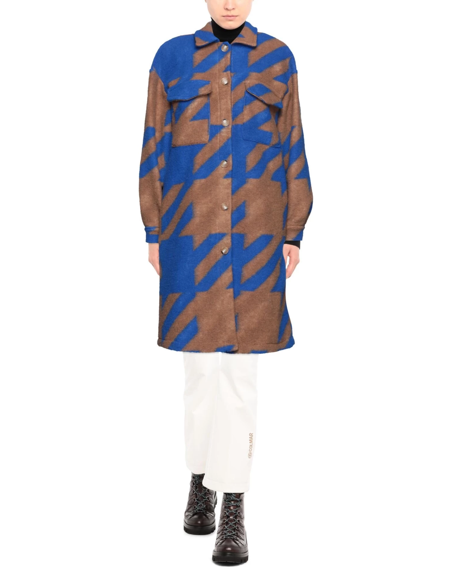 VANESSA SCOTT Coat For Women Bright Blue 2 VANESSA SCOTT Coat For Women Bright Blue - Image 2