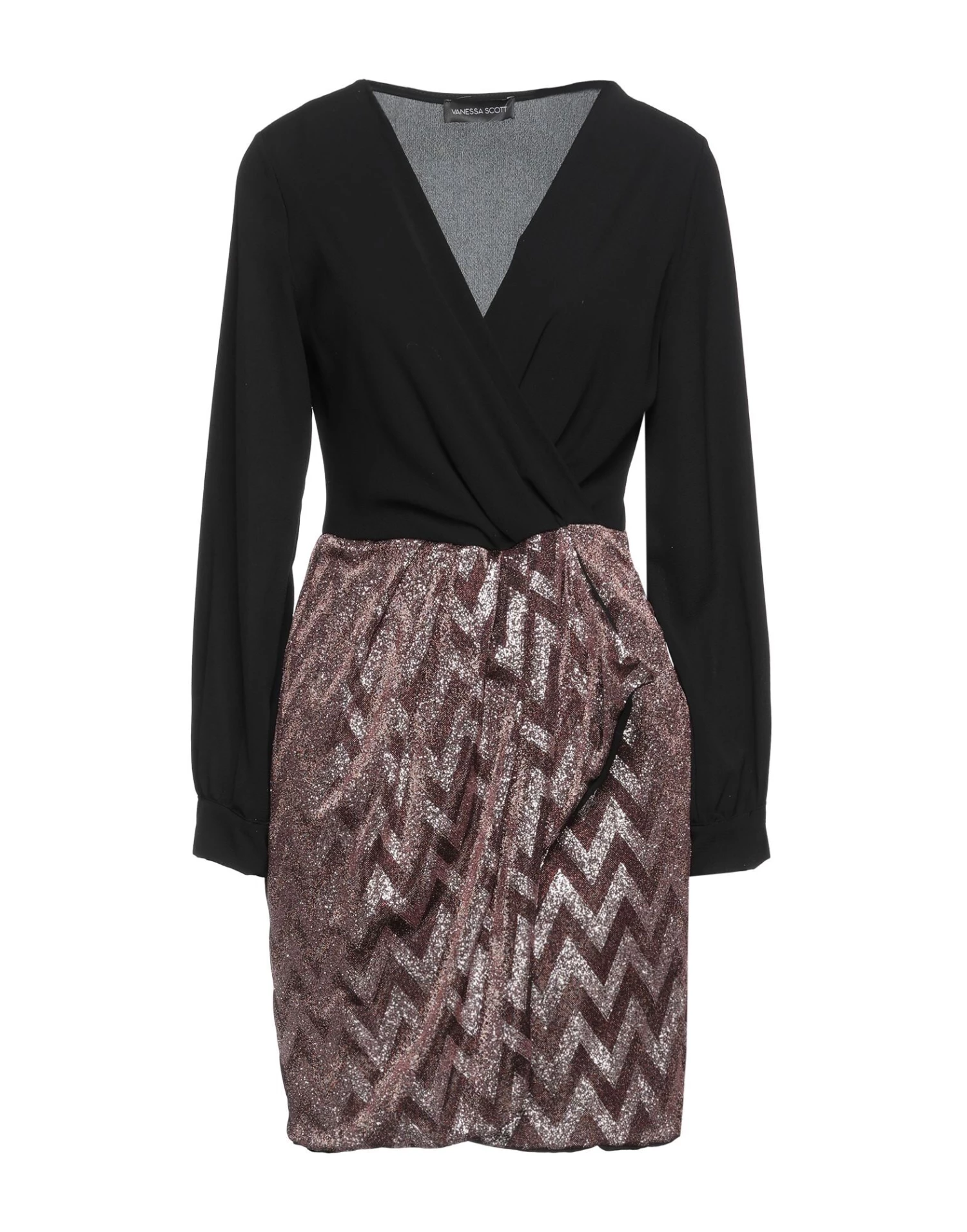 VANESSA SCOTT Short Dress For Women Black 1 VANESSA SCOTT Short Dress For Women Black